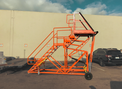 Cargo Deck Access Stands GSE