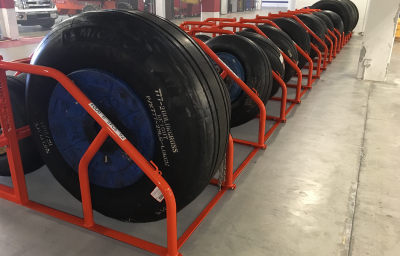 Tire Rack Ground Support Equipment